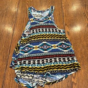 tribal print tank top